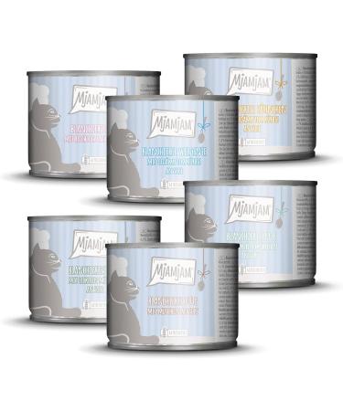 Mjamjam Premium Wet Food for Cats - Trial & Tasting Packs (6x200g & 6x185g) - Grain-Free Extra Meat Bundle - International Shipping - Buy Online on SooperMarket.com