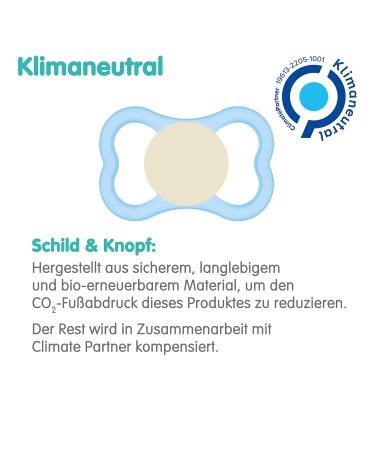Mam Supreme Night Pacifiers 2 Set | Bright Baby Soothers for Dental Health | Skin-Friendly | Includes Pacifier Box | 16+ Months | Tiger/Universe Design - Buy Online on SooperMarket.com