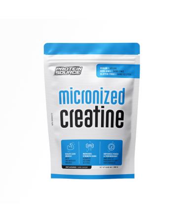 Protein Source Creatine Monohydrate Powder | Micronized 250 G - Increase Strength - Reduce Fatigue - Lean Muscle Building - 100% Pure Creatine - Better Absorption - Supports Muscle Growth - Unflavored - 50 Servings