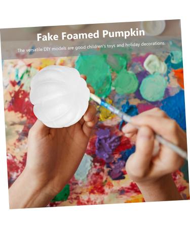 ibasenice 40 Pcs Foam Simulation Pumpkin Creative Diy Simulation Pumpkin Mold Halloween Foam Decorations Diy Halloween Crafts Ornaments for Kids Pumpkin Jewelry White Mini Child Model Whitex4pcs 8X8CMx4pcs - Buy Online on SooperMarket.com