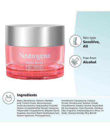 Neutrogena Bright Boost Gel Cream 1.7 fl oz â€“ Illuminate & Hydrate Your Skin - Buy Online on SooperMarket.com