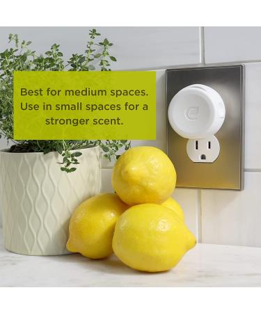 Enviroscent Non-Toxic Air Freshener Refills (Lemon Leaf + Thyme) Pack of 2 - Infused with Essential Oils - Plug-in Plug Hub - 2 Count - Buy Online on SooperMarket.com