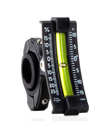 Sun Company CyclClimb - Bike Inclinometer | Handlebar Slope Meter for Bicycles | Measures Trail Incline and Decline