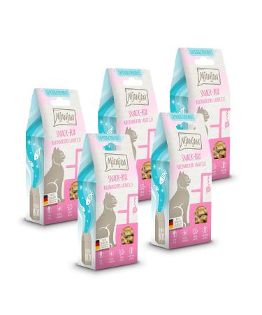 MjAMjAM - Premium snack box for cats - culinary salmon fillet pack of 5 (5 x 50 g) Salmon 50 g (pack of 5)
