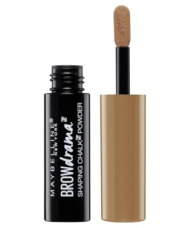 Maybelline Brow Drama Shaping Chalk Powder No. 100 Blonde - Velvety Eyebrow Powder for Natural Distinctive Brows (2.5g) - Shop Internationally! - Buy Online on SooperMarket.com