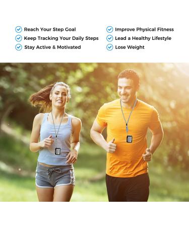 3D Pedometer for Walking - Large Digital Display Step Tracker with Removable Clip Lanyard, Black - Buy Online on SooperMarket.com