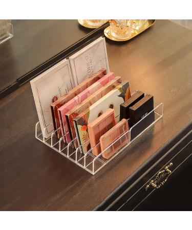 Vowcarol Eyeshadow Palette Organizer Acrylic 7-Section Clear Makeup Holder - 2 Pack - Buy Online on SooperMarket.com