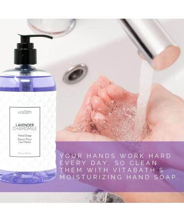 Vitabath Lavender Chamomile Hand Soap Nourishing Aloe & Antioxidants Cruelty-Free Gluten-Free Paraben-Free 16 oz - Buy Online on SooperMarket.com