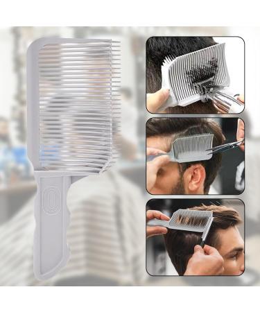 2PC Hair Cutting Edge Stencil & Fade Comb Set | Silicone Haircut Strap for Perfect Self-Cuts - Buy Online on SooperMarket.com