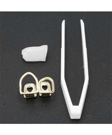 Halloween Hip Hop Teeth Hip Hop Hollow Tooth Convenient 2 Brass Fashionable for Party for Fashion Show for Festival(gold) - Buy Online on SooperMarket.com