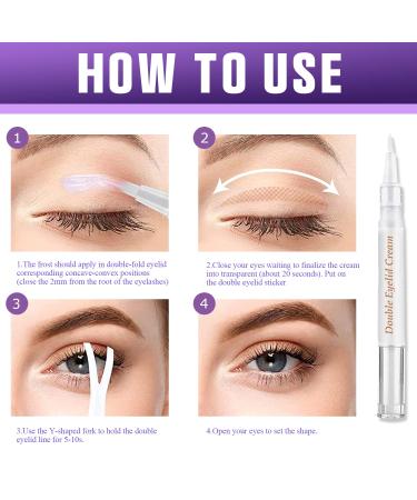 Invisible Eyelid Tape 480Pcs for Hooded Eyes - Waterproof Lift Strips with Fork Rods and Tweezers - Buy Online on SooperMarket.com