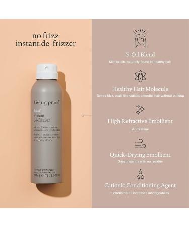 Living Proof No Frizz Instant De-Frizzer 6.2 oz - Silky Smooth Hair Solution - Buy Online on SooperMarket.com