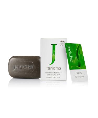 Jericho Cosmetics - The Original Dead Sea Mud Soap Bar - Moisturizing Natural Facial Treatment Soap with Dead Sea Minerals and Dead Sea Salts. Facial Moisturize that assist with all Facial Disorders