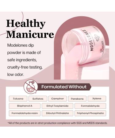 Modelones 32 Pcs Dip Powder Nail Kit Starter | 20 Colors Nude Pink Gray Acrylic Dipping Powder System | French Nail Art Manicure DIY Salon Gift Set - Buy Online on SooperMarket.com