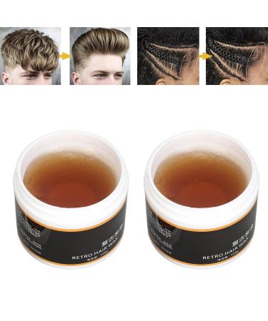 2 Pack Retro Hair Wax - Strong Hold Matte Finish for Men & Women | Plant Extracts - Buy Online on SooperMarket.com