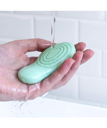 Foamy Solid Facial Cleanser for Dry Skin - Aloe Vera & Almond Milk 100% Vegan Plastic-Free 60g - Buy Online on SooperMarket.com