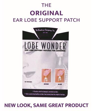 Lobe Wonder Ear Lobe Support Patch - Prevents Torn Piercings - 480 Clear & Latex-Free Patches - Buy Online on SooperMarket.com