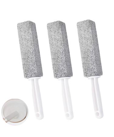 luckaide Cleaning Block Toilet Pack of 3 Pumice Stone Toilet Cleaner Pumice Stone Pumice Stone Pumice Stone Foot Care Toilet Cleaner for Handle Toilet Kitchen Shower Bathroom Sink