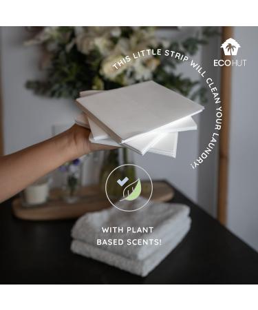 EcoHut Laundry Sheets - Non Bio Laundry Detergent Sheets - 32 to 64 Loads- Laundry Sheets Detergent - Eco Laundry Detergent UK - Travel Laundry Detergent - Laundry Strips Peony 32 Count (Pack of 1) - Buy Online on SooperMarket.com