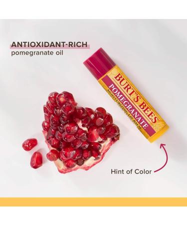 Buy Burt's Bees Pomegranate Lip Balm 4.25g | Hydrating Natural Lip Care | International Shipping Available - Buy Online on SooperMarket.com