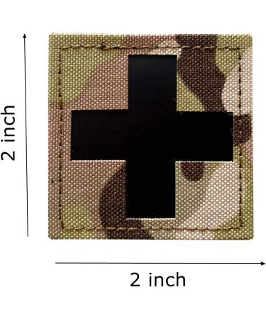 Infrared Reflective Multicam MED Medical Tactical Patch 2x2 inch - EMS EMT Fastener - Buy Online on SooperMarket.com
