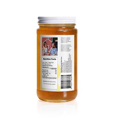 Zach & Zoe Sweet Bee Farm Raw Goldenrod Honey (16 oz) - Pure, Unfiltered & Farm Raised | Rich in Anti-oxidants, Amino Acids, Enzymes & Vitamins - Buy Online on SooperMarket.com