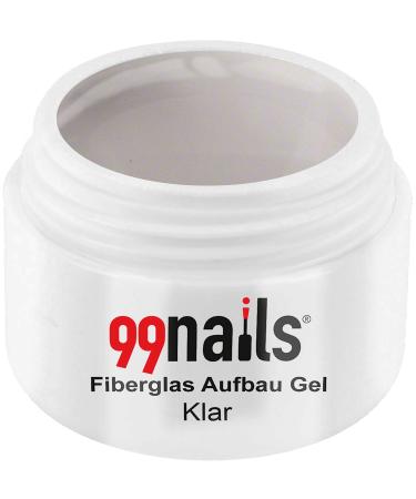 99nails Fiberglass Builder Gel - Clear 1 pack (1 x 5 ml)