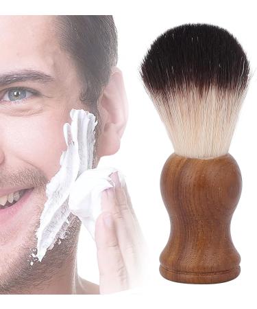 Professional Shaving Brush with Wooden Handle - Perfect for Home Hair Salons & Men s Grooming - Buy Online on SooperMarket.com