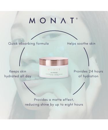 MONAT BE PURIFIED Oil-Free Moisturizer - Lightweight Pore Refining Vegan Skincare for Deep Hydration & Radiant Skin - Shop Internationally - Buy Online on SooperMarket.com