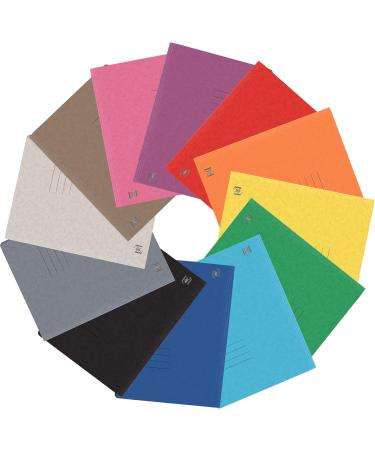 Oxford Quick-Plot A4 12 Colors Cardboard & College Block A4 Checked - 25 Pieces + 80 Sheets Red - 5-Pack Bundle for International Shipping - Buy Online on SooperMarket.com