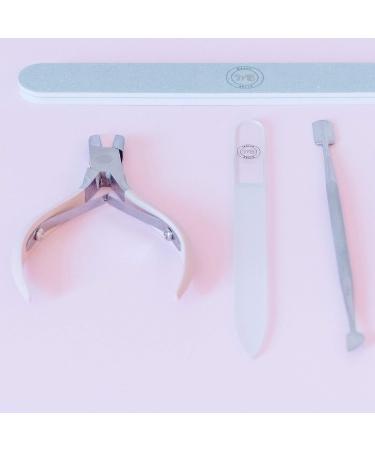 Malva Belle Stainless Steel Cuticle Pusher & Spoon Nail Cleaner - Professional Cuticle Remover and Trimmer for Manicure and Pedicure - Fingernail and Toenail Care Tool - Buy Online on SooperMarket.com