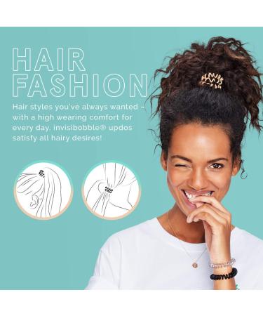 Invisibobble Original Hair Tie - You're Golden | 3x Spiral Gold Hair Ties for Strong Hold & Hair-Friendly Style | Designed in Munich for Girls & Women - Buy Online on SooperMarket.com