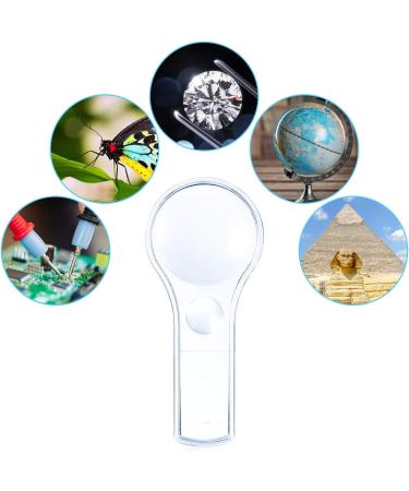 Quesuc 20 Pack Hand Lens 4X and 10X Magnifier Handheld Magnifying Glasses for Home Classroom Indoor and Outdoor Use - Buy Online on SooperMarket.com