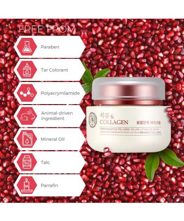 The Face Shop Pomegranate & Collagen Volume Lifting Eye Cream - 1.69 Fl Oz - Buy Online on SooperMarket.com