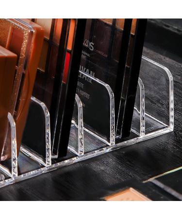 Vowcarol Eyeshadow Palette Organizer Acrylic 7-Section Clear Makeup Holder - 2 Pack - Buy Online on SooperMarket.com