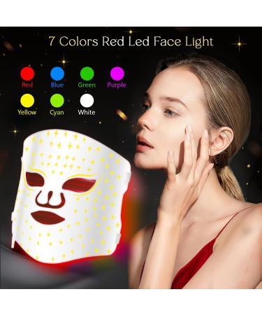 Red Light for Face 7 Colors LED Face Light Portable Red Face Light at-Home Use Black M1 Cp - Buy Online on SooperMarket.com