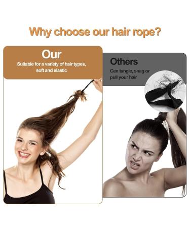Premium Hair Ties - 50 Pack No Metal Rubber Bands for Women Men & Children - Sularpek - Buy Online on SooperMarket.com