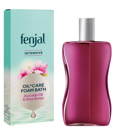 Fenjal oil & care foam bath intensive skin care oil bath with high -quality vegetable oils moisturizing with a moisturizing and calms dry and sensitive skin vegan 200 ml shea butter 200 ml (1 Pack)