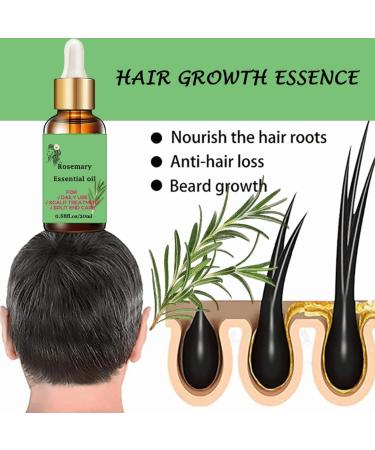 Trendyfave Rosemary Oil For Hair Growth Nourishes Hair Care Essential Oil Anti Frizz Hair Serum Ginger Hair Oil for Dry Damaged Hair | Repairs Smoothens Revitalizes Your Hair - for All Hair Types - Buy Online on SooperMarket.com