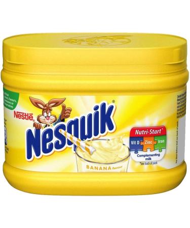 Nesquik Strawberry and Banana Flavour Bundle - 2 x 300g Tubs | Delicious Classic Flavours for Your Milk - Buy Online on SooperMarket.com