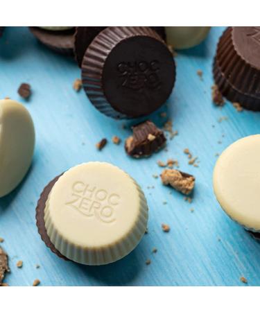 ChocZero Dark Chocolate Peanut Butter Cups - 3 oz | Sugar-Free Treats - Buy Online on SooperMarket.com