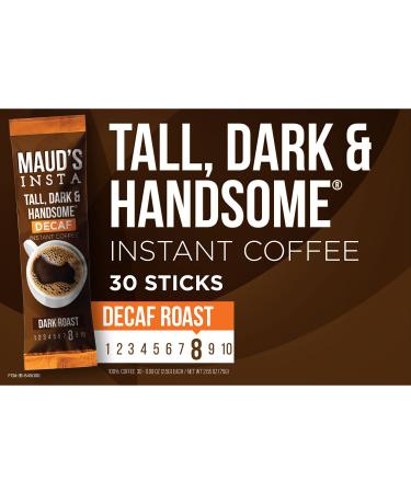 Maud's Instant Decaf Dark Roast Coffee 30ct Travel Packs - 100% Arabica, California Roasted Decaf Instant Coffee - Buy Online on SooperMarket.com