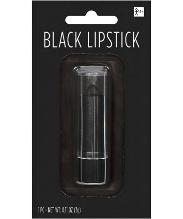Bold & Daring Black Lipstick - AMSCAN 0.08 oz | Striking Look & Inner Rebel | International Shipping Available - Buy Online on SooperMarket.com