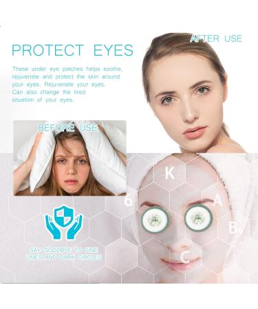 100 Pcs Eye Mask Paper - Non-Woven Eye Pads for Dry Eyes | Household Eye Patches for Comfortable Relief - International Shipping Available - Buy Online on SooperMarket.com