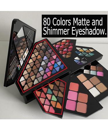 130 Color All-In-One Makeup Gift Set for Women | Professional Makeup Kit with Eyeshadow Lipstick Eyebrow Gel & More - Buy Online on SooperMarket.com
