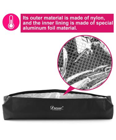 Dresse 2 Pack Women's Travel Hair Styling Set with Aluminum Foil Insulation - Hair Straightener, Curling Iron, Hair Brush - Buy Online on SooperMarket.com