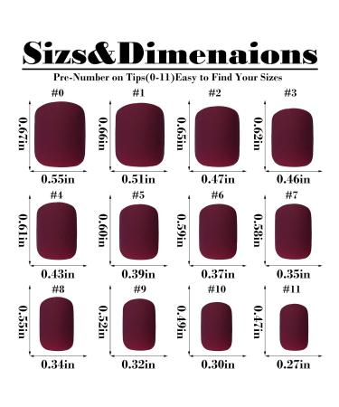 LuckForever 360pc Kids Press On Nails - Matte Short Square Fake Acrylic Fingernails for Girls & Women - Full Cover French Colored Manicure Decor - Buy Online on SooperMarket.com