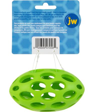 Buy JW Pets Hol-ee Football Small - Yellow Blue Red | Durable Dog Toy - International Shipping Available - Buy Online on SooperMarket.com