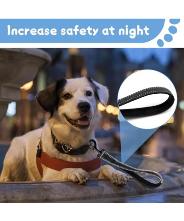 Short Dog Leash with Padded Handle | Reflective Nylon for All Dog Sizes | 32cm Training Leash - Buy Online on SooperMarket.com