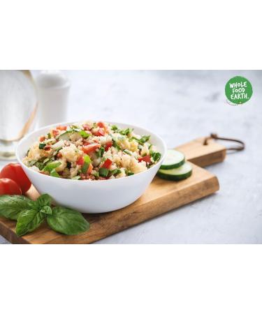 Wholefood Earth Organic White Couscous 250g - Raw, GMO Free, Vegan | Certified Organic - Buy Online on SooperMarket.com